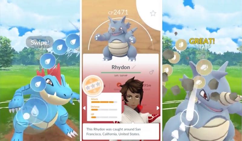 ポケモンgo 調べてもらう の評価uiが大幅改善 Pvpのチャージ攻撃操作もリニューアル Engadget 日本版