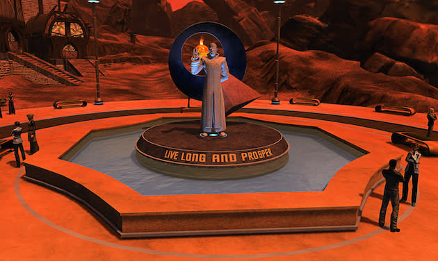 'Star Trek Online' honors Leonard Nimoy with in-game Spock statues