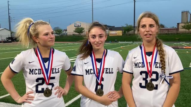 McDowell girls lacrosse wins 2022 D10 3A championship