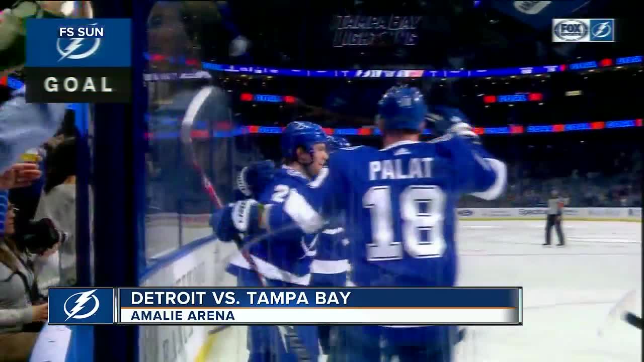 Lightning take first lead in series as Palat slots home goal