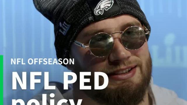 Eagles OL Lane Johnson offers comment on NFL PED policy