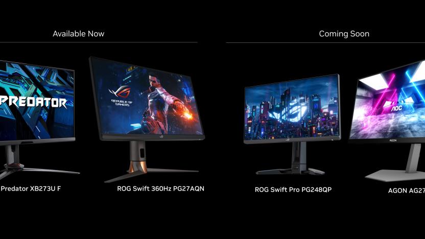 Gaming monitors with support for NVIDIA's G-Sync ULMB 2 technology. 