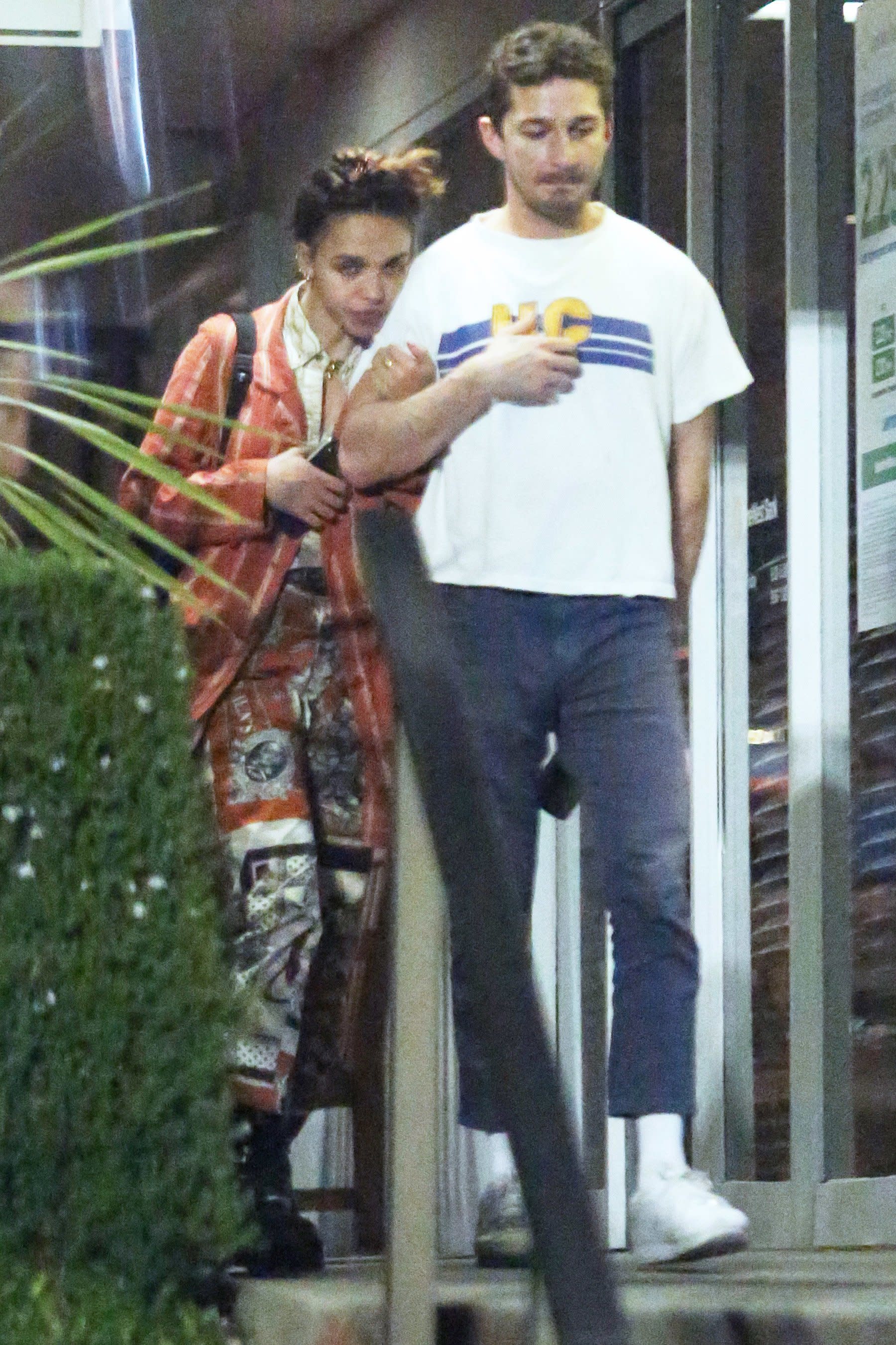 FKA Twigs and Shia LaBeouf Cuddle as They Head Out for a ...