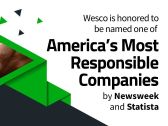 Wesco Named One of America's Most Responsible Companies by Newsweek and Statista