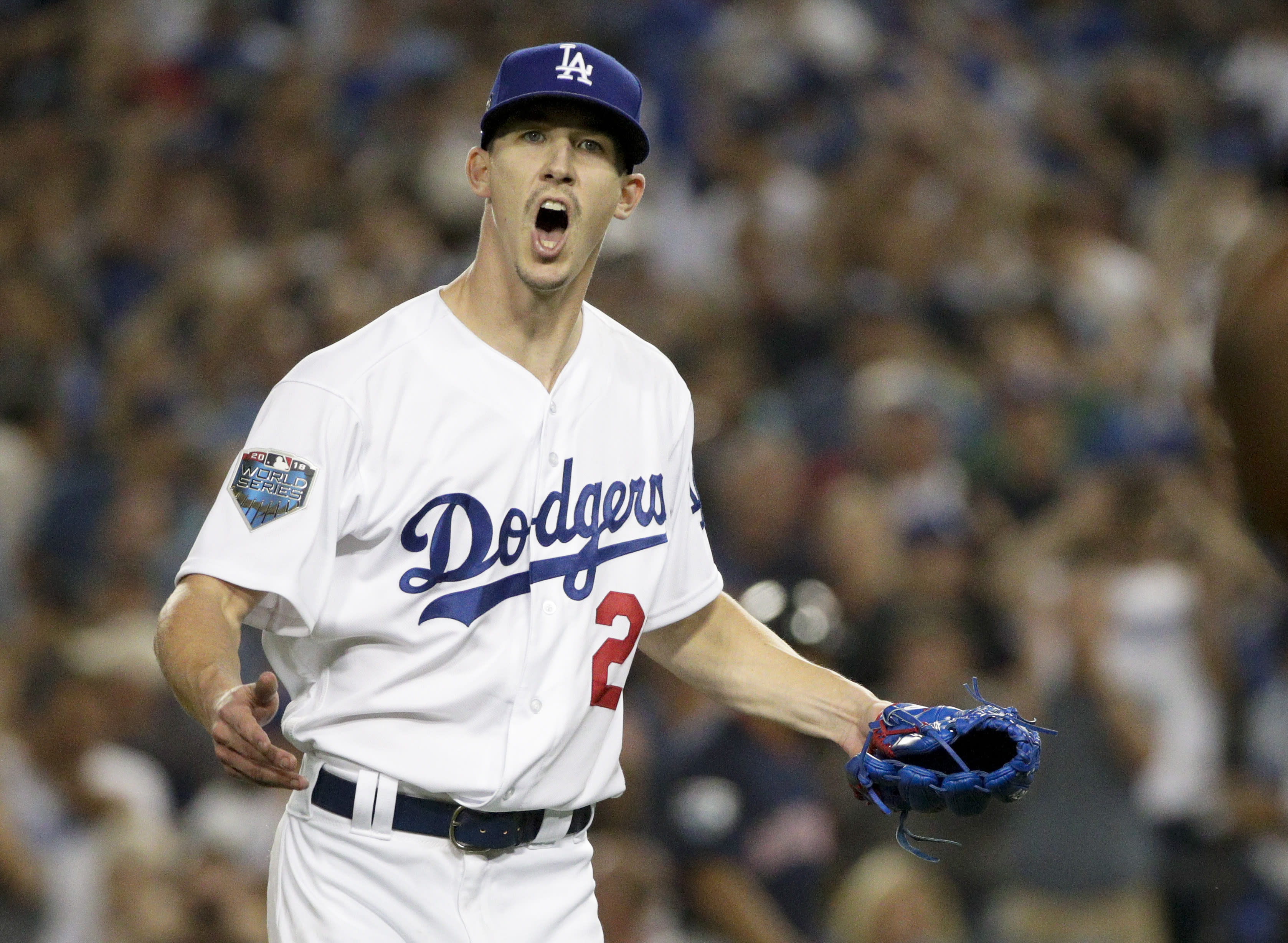 Out of seats, into spotlight, Buehler delivers for Dodgers