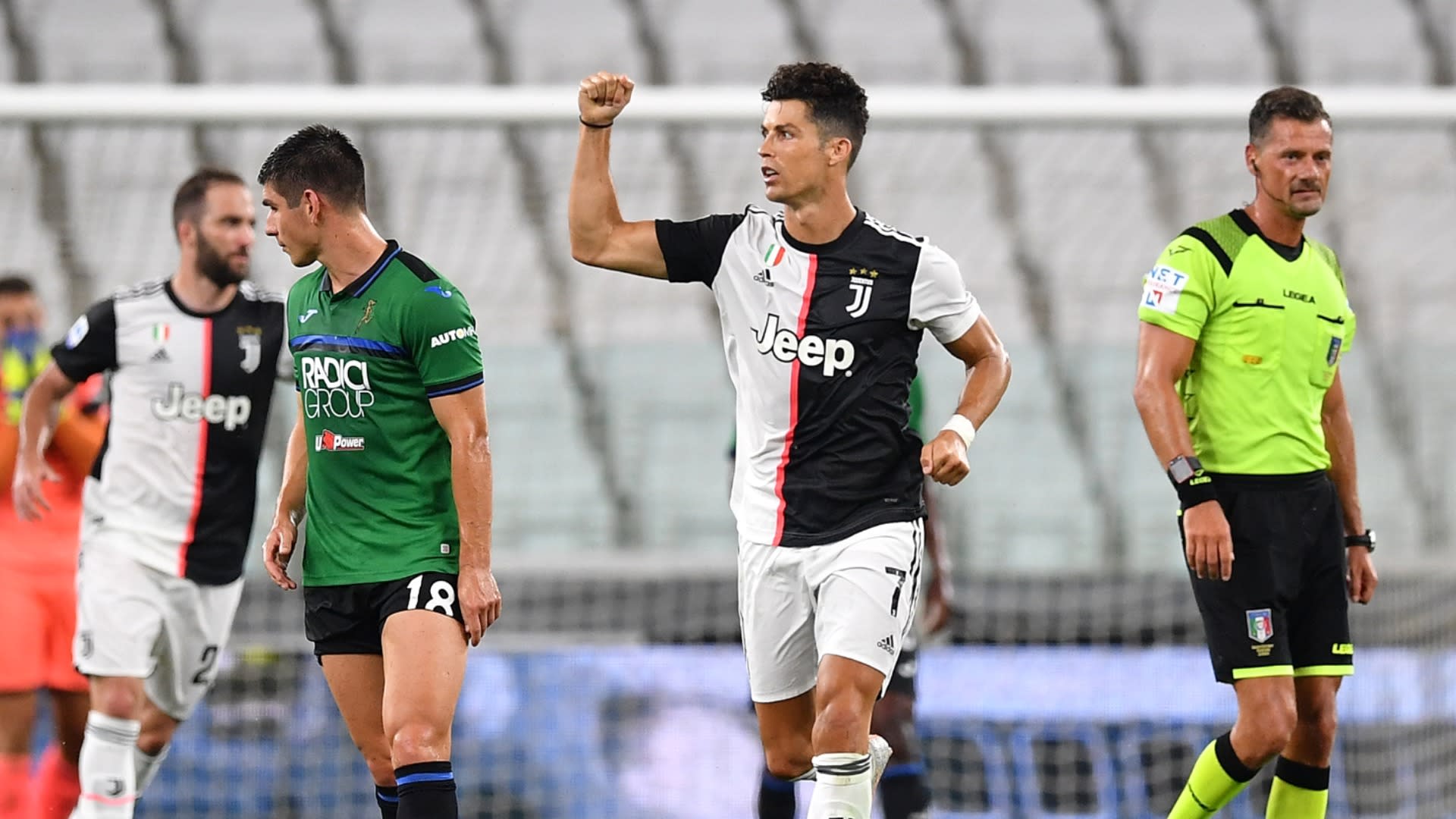 Juventus 2-2 Atalanta: Ronaldo on the spot to spare Serie A leaders