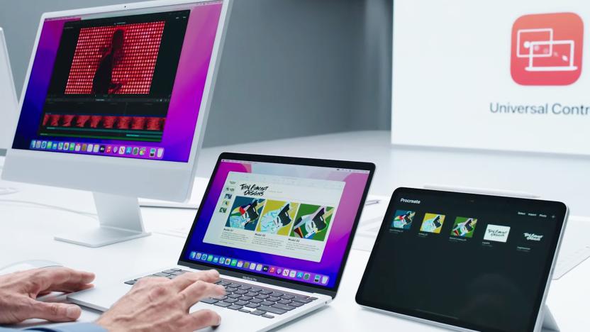 Universal Control on macOS Monterey