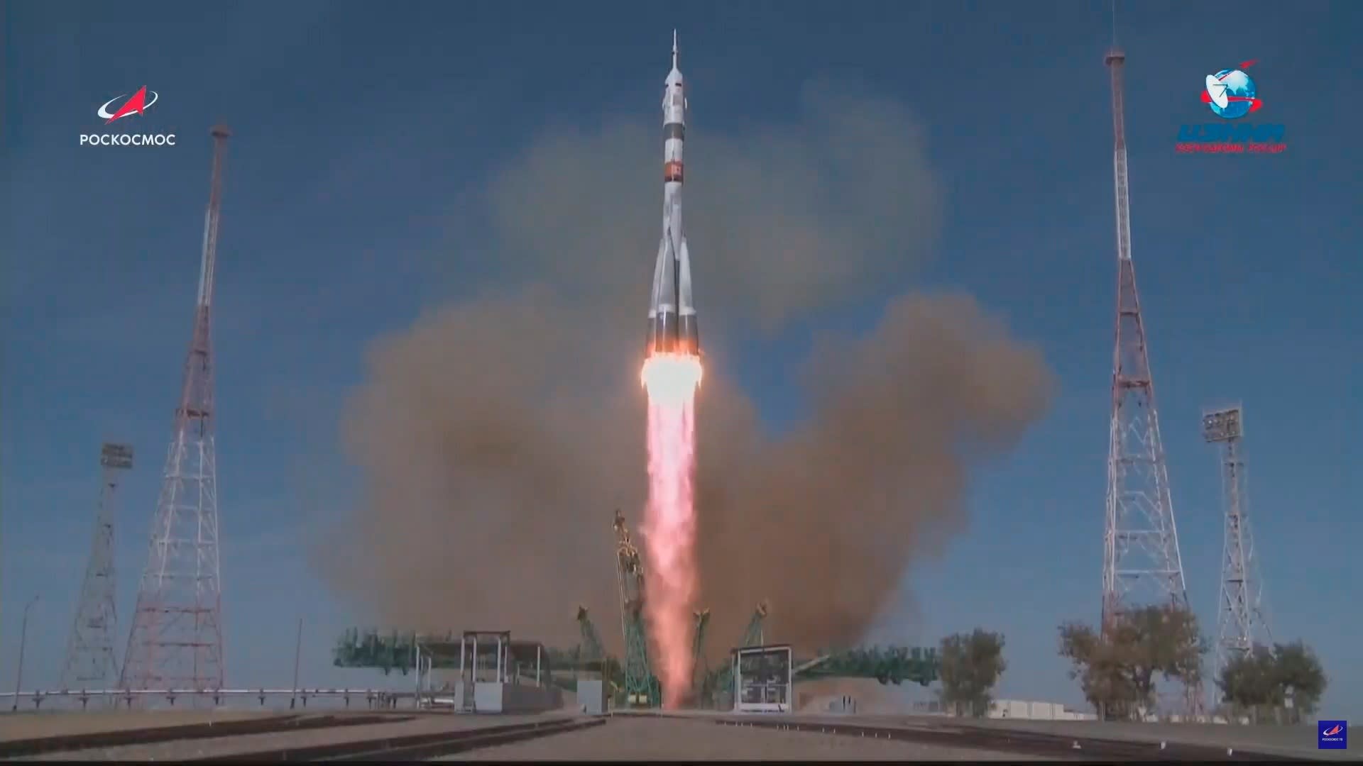 Impresionante despegue de la nave espacial Soyuz MS-17;  después de tres horas se acopla a la Estación Espacial Internacional