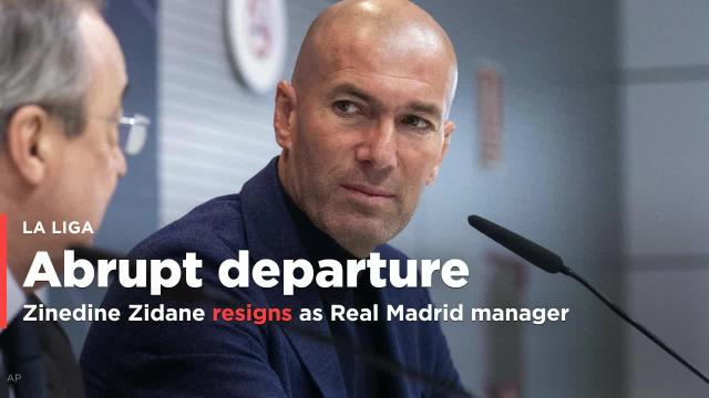 Zinedine Zidane has suddenly stepped down as Real Madrid manager