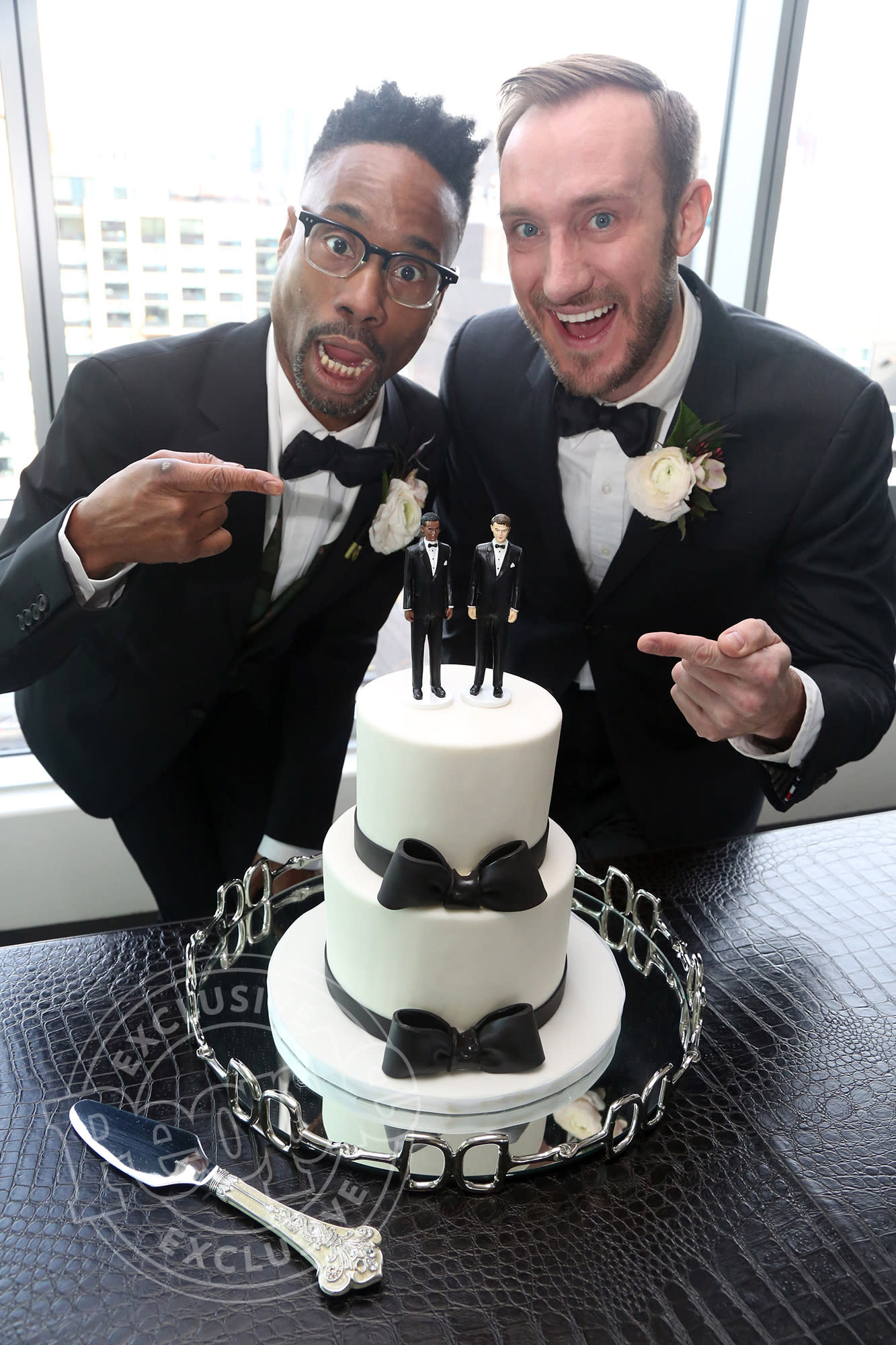 Check Out Broadway Star Billy Porter’s Very Handsome Wedding Cake