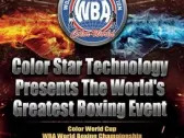 Color Star Will Host Color Cup WBA World Boxing Championships - First Fight Will Be Held in Dubai