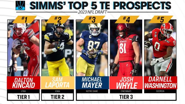 Simms' draft rankings: Top five TE prospects