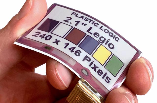 Legio flexible color epaper display