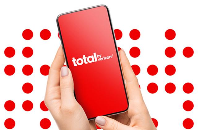 Total by Verizon prepaid carrier logo