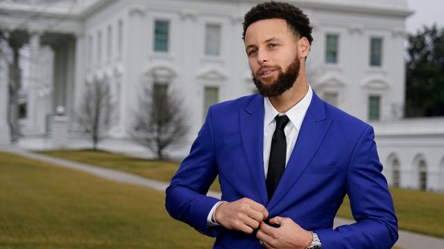 Steph Curry’s Warriors talk praise and politics during White House visit I The Rush