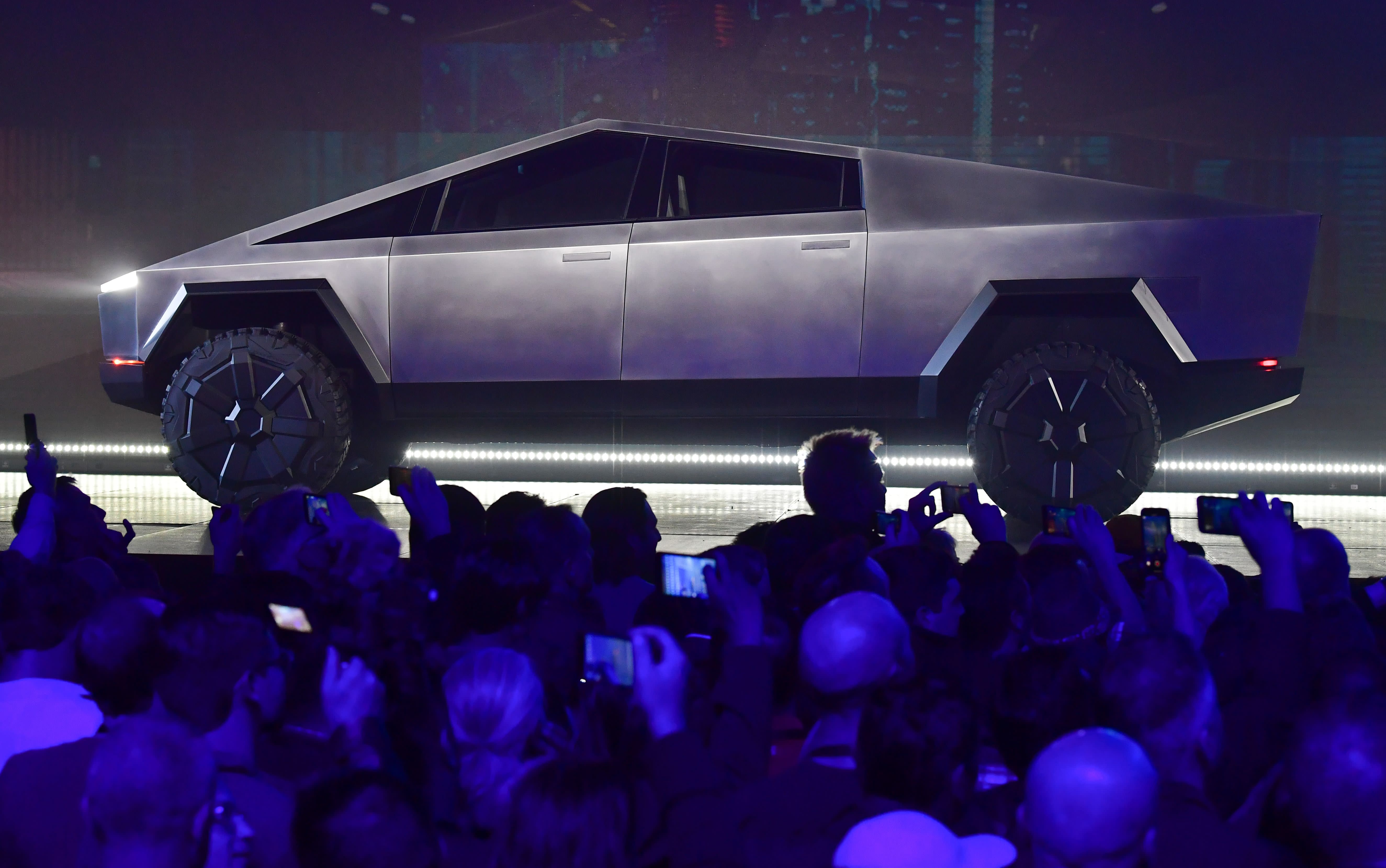 Tesla Unveils Cybertruck At La Auto Show