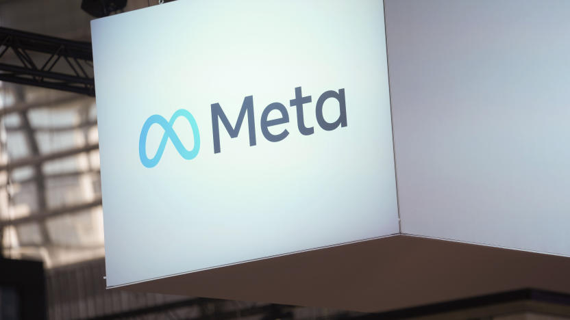 ARCHIVO - El logotipo de Meta aparece en la feria Vivatech en París, Francia, el 14 de junio de 2023. (AP Foto/Thibault Camus, Archivo)