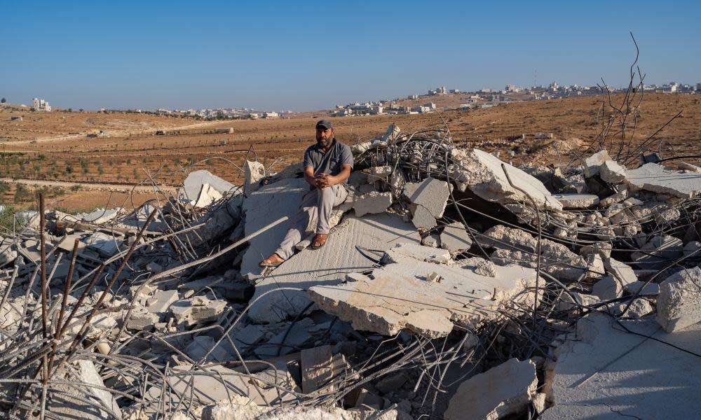 ‘The demolitions are equal to death’: the Palestinian families whose West Bank homes have been bulldozed