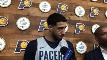 Pacers point guard Tyrese Haliburton discusses preparations for Game 3 against the Bucks.