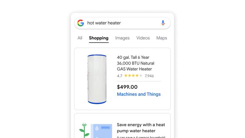 Google sustainable product search