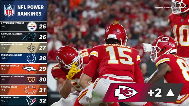 NFL post-Week 4 power rankings: The Chiefs make a run for the No. 1 spot