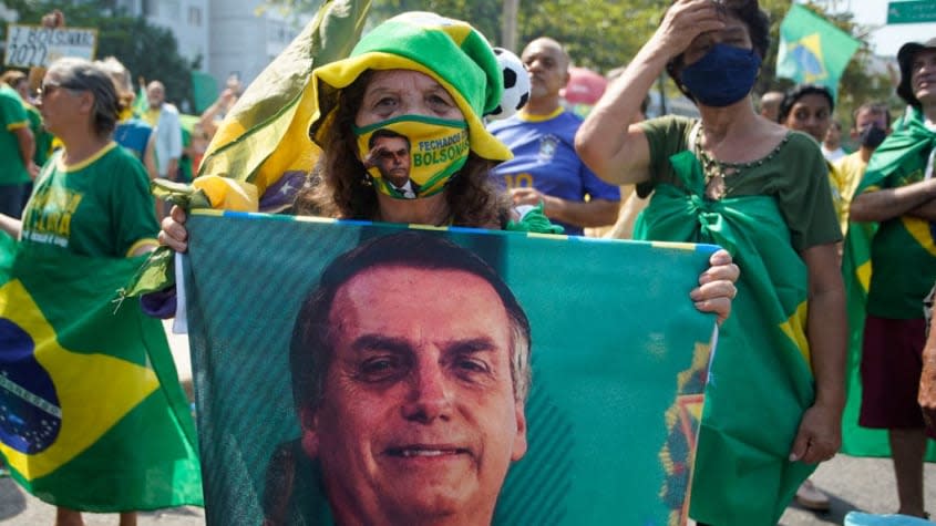 Bolsonaro supporters march across Brazil, as the far-right ...