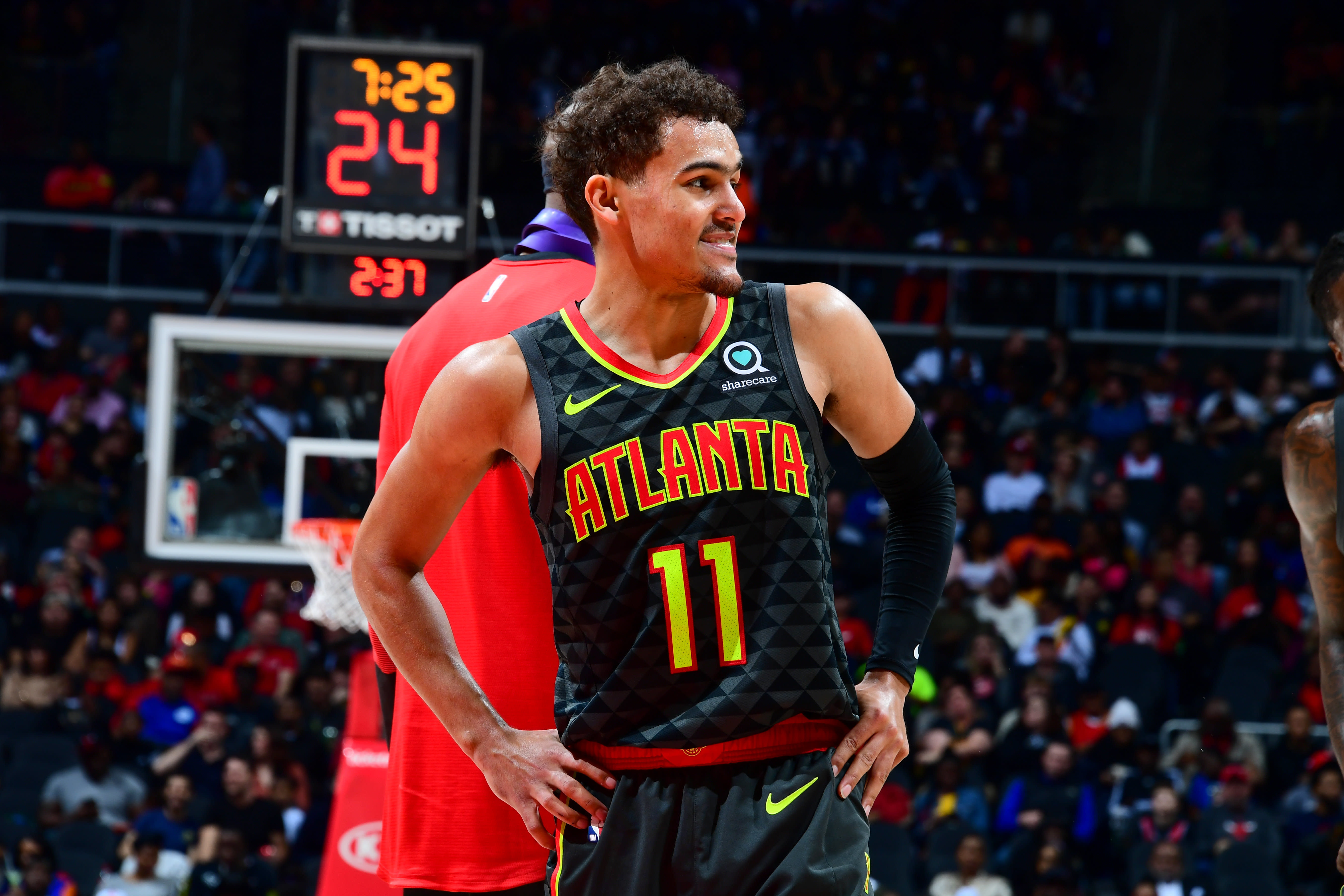 Trae Young emerging for Hawks