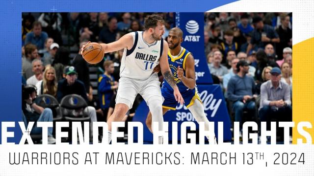 Warriors at Mavericks Extended Highlights | March 13th, 2024