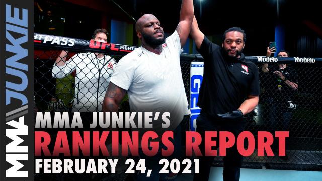 MMA rankings report – February 24, 2022