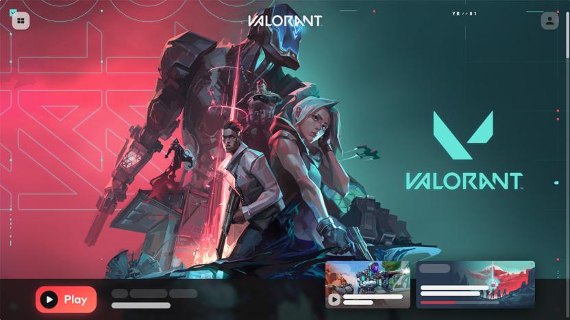 Riot Client featuring 'Valorant'