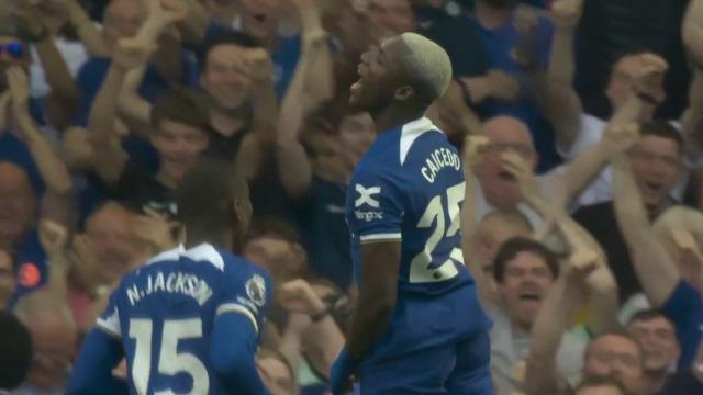 Caicedo's belter gives Chelsea lead v. Cherries