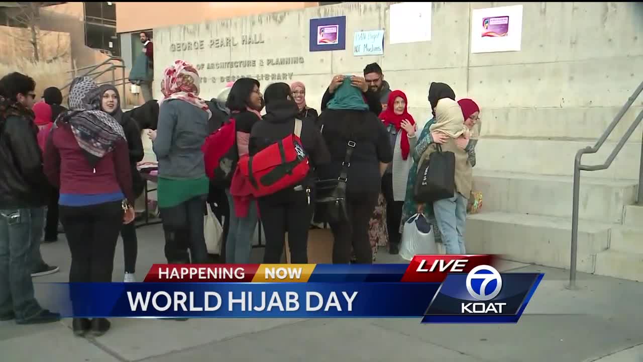 VIDEO: UNM students celebrate 'World Hijab Day' [Video]