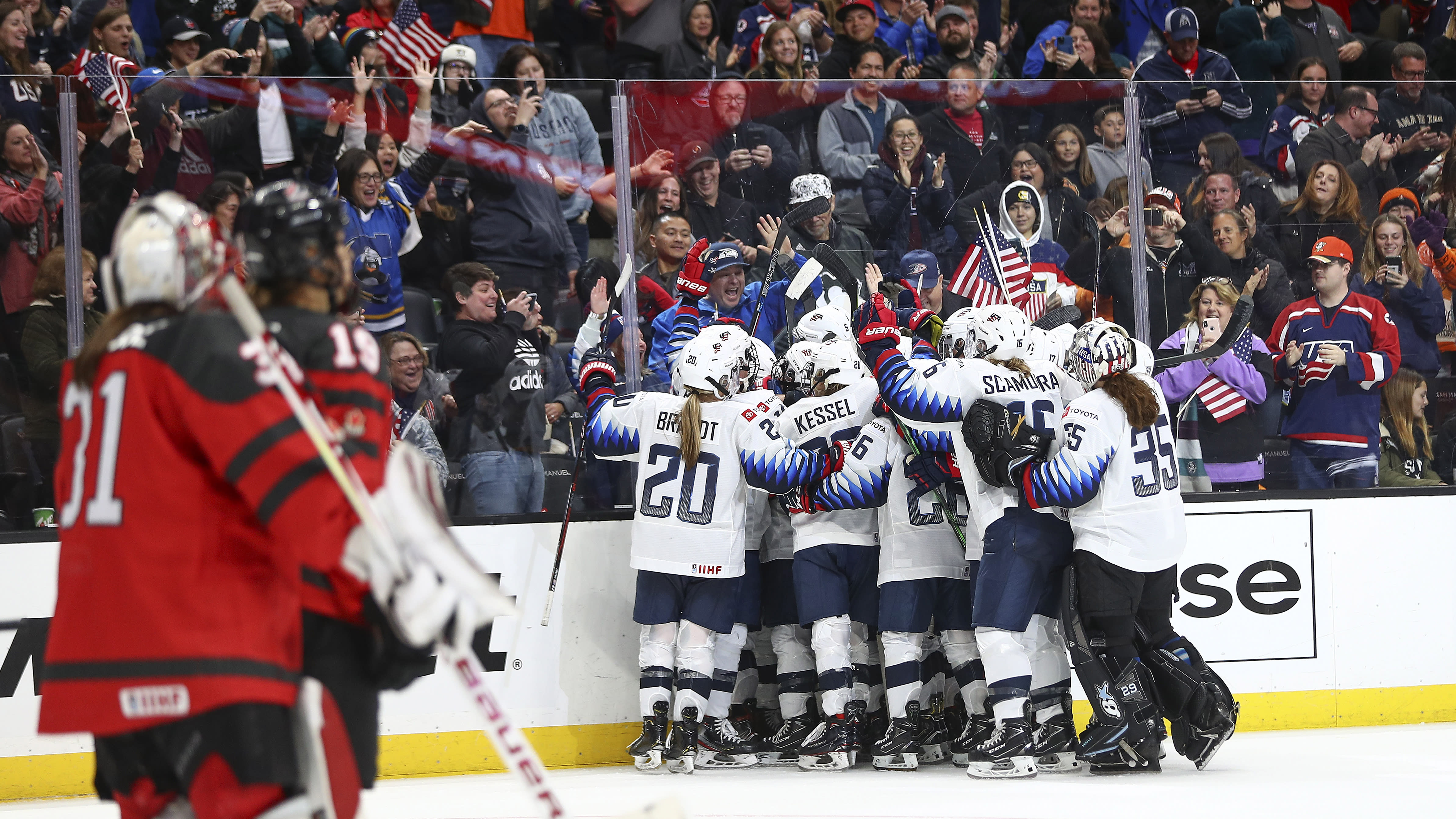 Team USA on hockey rivalry with Canada