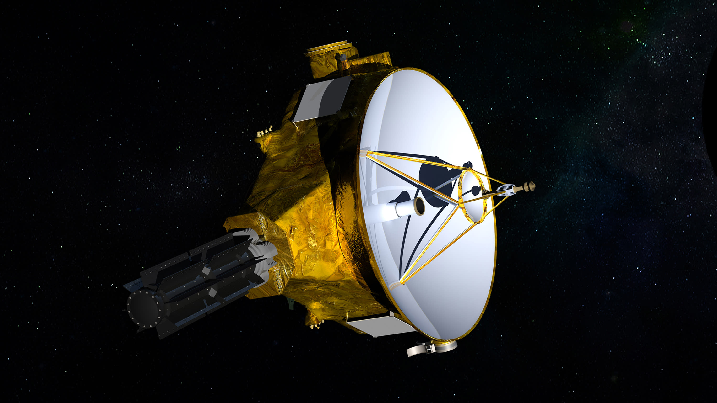 NASA's Pluto explorer adjusts course as next icy world looms