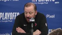 Tom Thibodeau comments on officiating during Knicks' tough loss to Indiana in Game 3