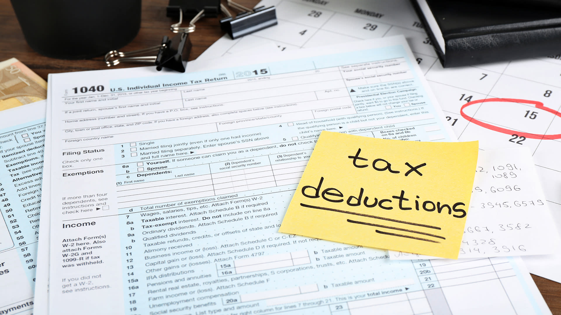List of Tax Deductions Here’s What You Can Deduct