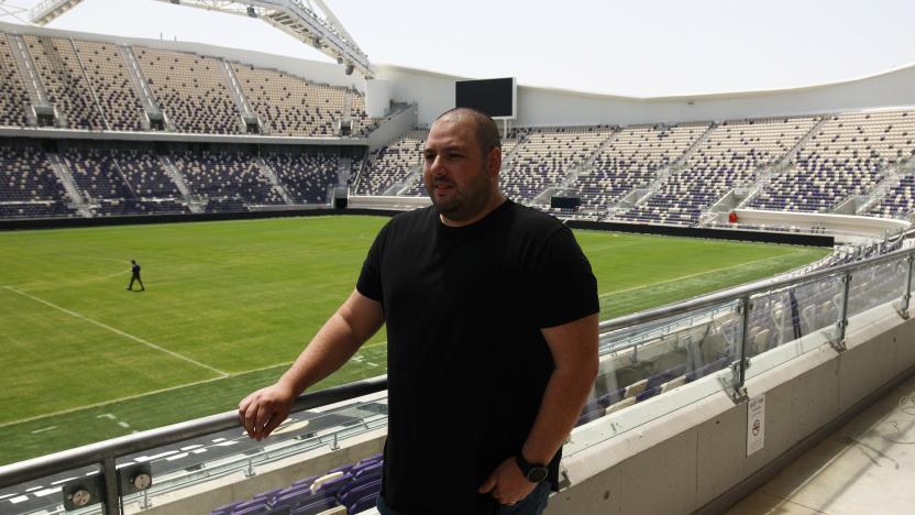 CEO of Israel's NSO Group Shalev Hulio listens during an interview with Reuters about the company's product, Eclipse, a system that commandeers and force-lands intruding drones, at Bloomfield Stadium, in Tel Aviv, Israel June 8, 2020. REUTERS/Ammar Awad