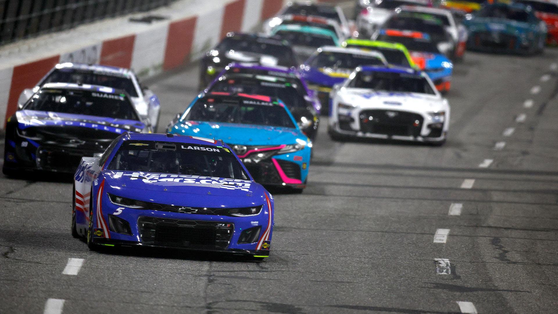NASCAR results Kyle Larson wins third career All-Star feature race ahead of Bubba Wallace, Tyler Reddick