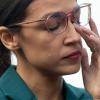 Alexandria Ocasio-Cortez's wipes away tears at protest to defund US border agency: 'They don't deserve a dime'