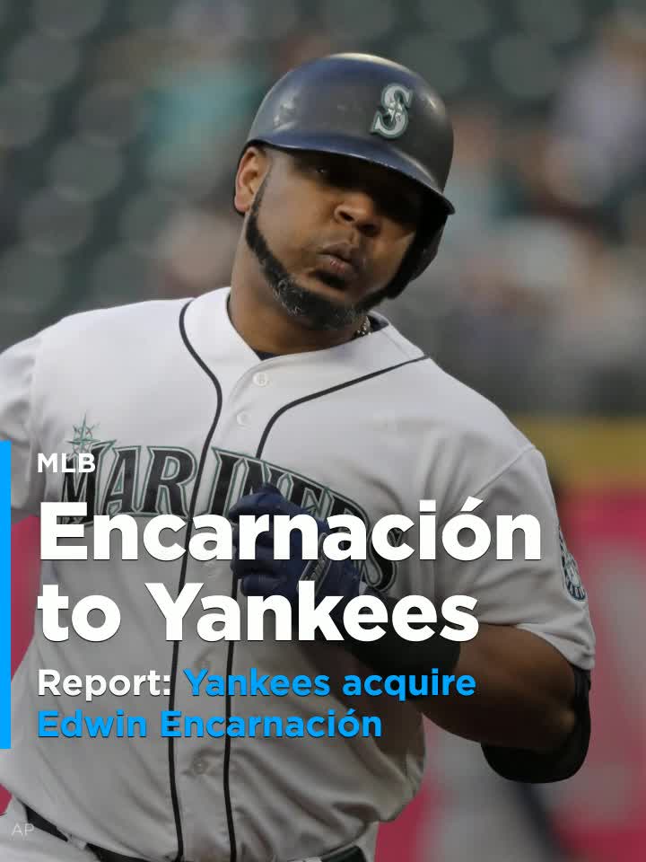 Edwin Encarnacion named AL player of month