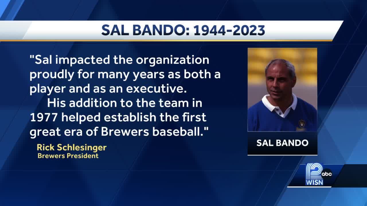 Former Brewers third baseman and GM Sal Bando dies at 78