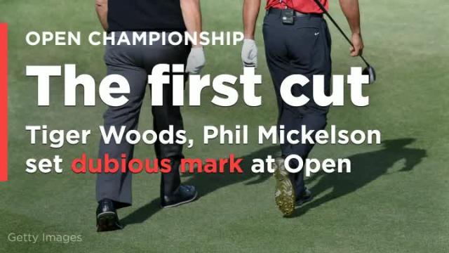 Tiger Woods, Phil Mickelson both miss cut at Open Championship
