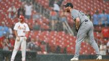 John Brebbia thinks he might be cursed after multiple 9th inning rain delays