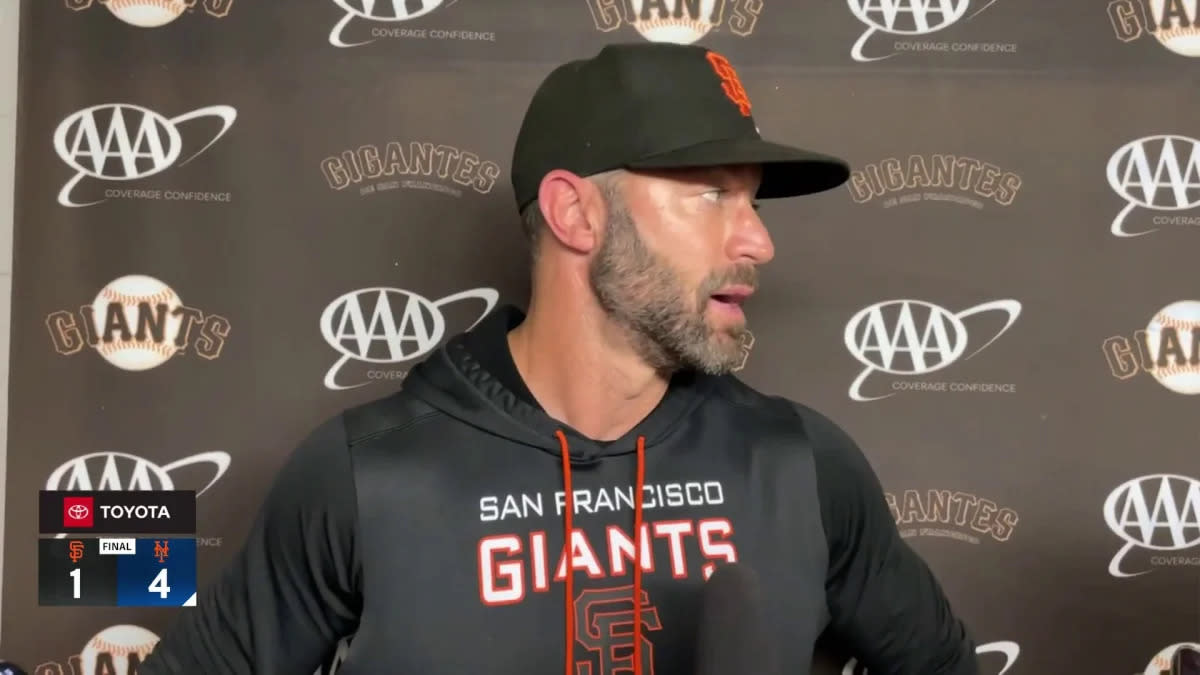 Brandon Belt, Anthony DeSclafani hear from Giants