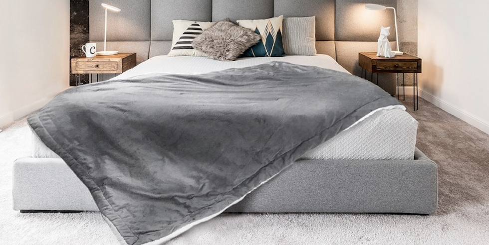 Nordstrom Rack Is Selling a Heated, Weighted Blanket That's Perfect for