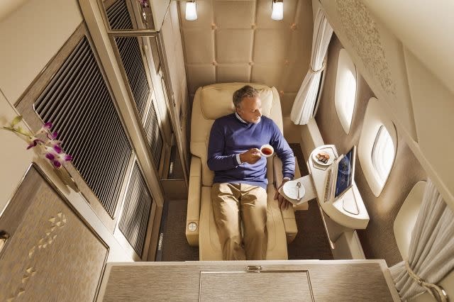 Emirates New Private Suites Feature Zero Gravity Seats