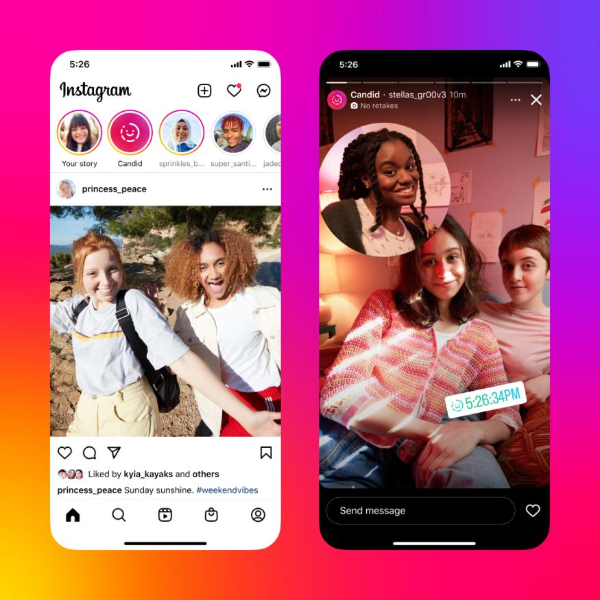 Instagram launches its BeReal clone, Candid Stories | Engadget