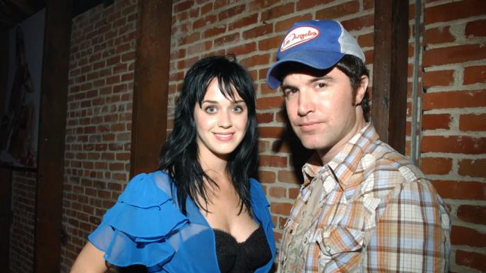 Katy Perry and Tom Anderson, President of MySpace.com