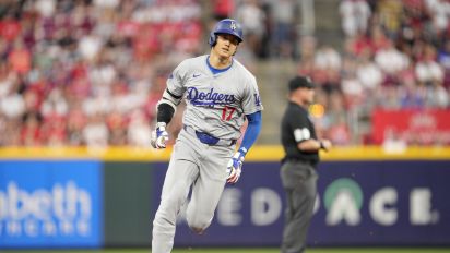 Associated Press - Los Angeles Dodgers star Shohei Ohtani has been playing with a bruised hamstring and has been told to take it easy on it, manager Dave Roberts said Saturday.  Ohtani was injured