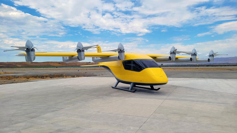 Wisk unveils its latest four-passenger electric flying taxi